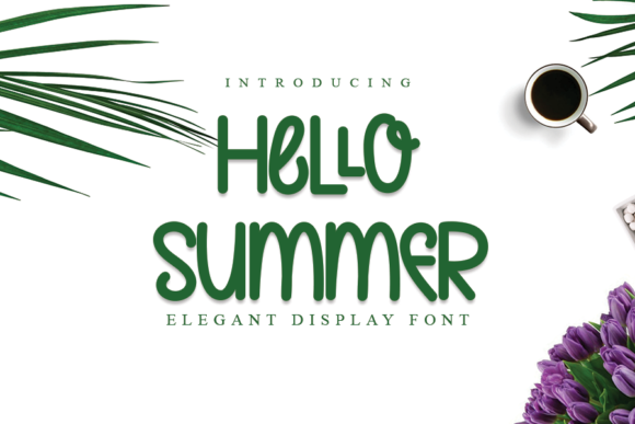 Hello Summer Font - Featured Image