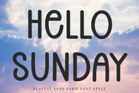 Hello Sunday Font - Featured Image