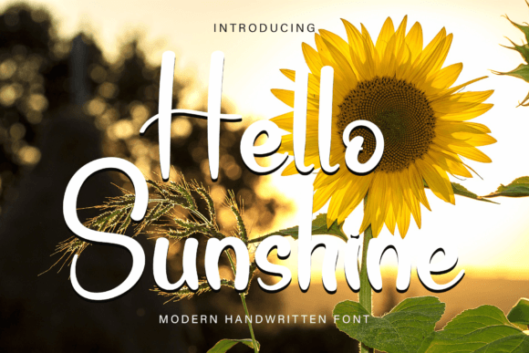 Hello Sunshine Font - Featured Image