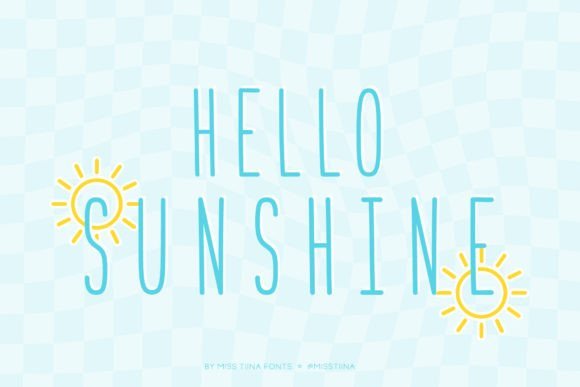 Hello Sunshine Font - Featured Image