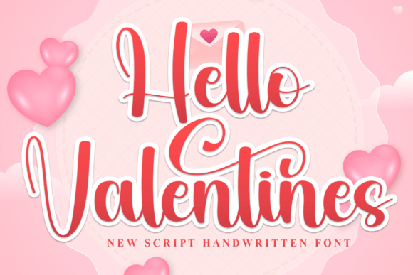 Hello Valentines Font - Featured Image