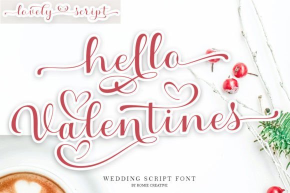 Hello Valentines Font - Featured Image