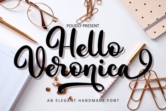 Hello Veronica Font - Featured Image