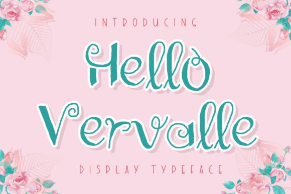 Hello Vervalle Font - Featured Image