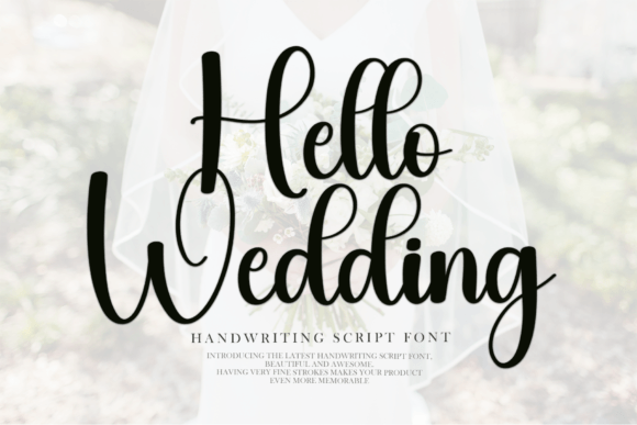 Hello Wedding Font - Featured Image