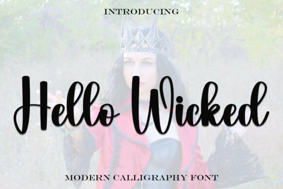 Hello Wicked Font - Featured Image