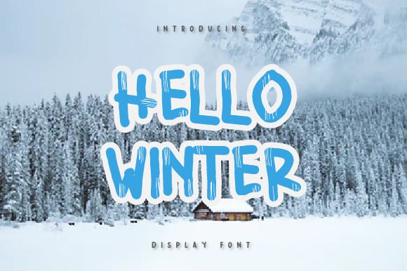 Hello Winter Font Font - Featured Image