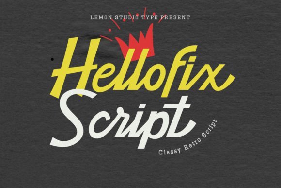 Hellofix Script Font - Featured Image