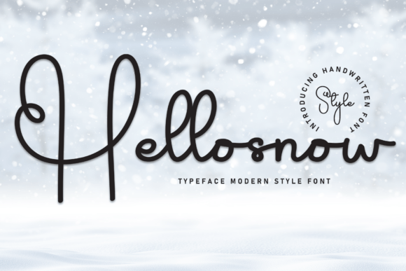 Hellosnow Font - Featured Image