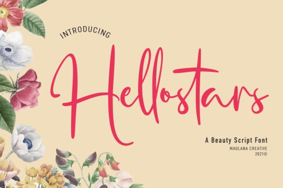 Hellostars Script Font - Featured Image