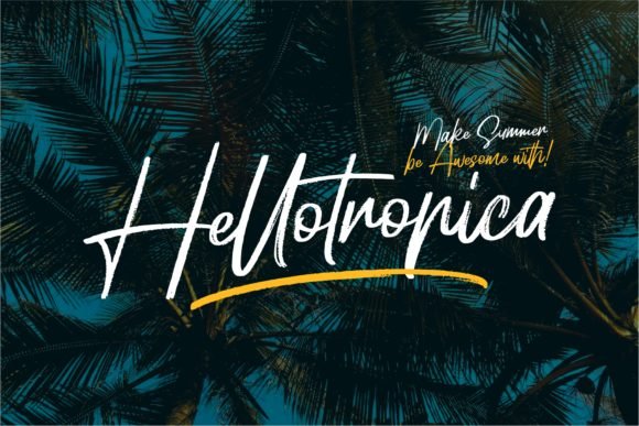 Hellotropica Font - Featured Image