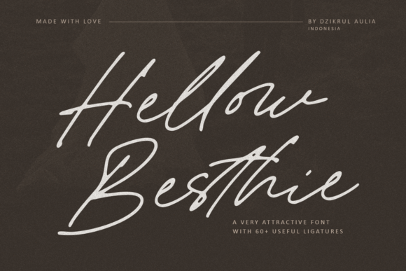 Hellow Besthie Font - Featured Image