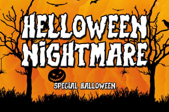 Helloween Nightmare Font - Featured Image