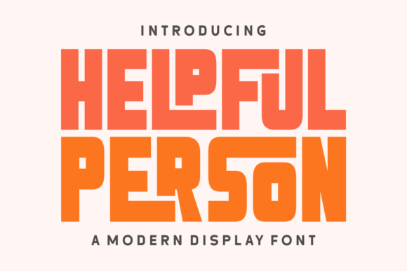Helpful Person Font - Featured Image