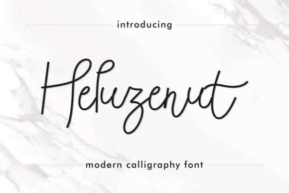 Heluzenut Font - Featured Image
