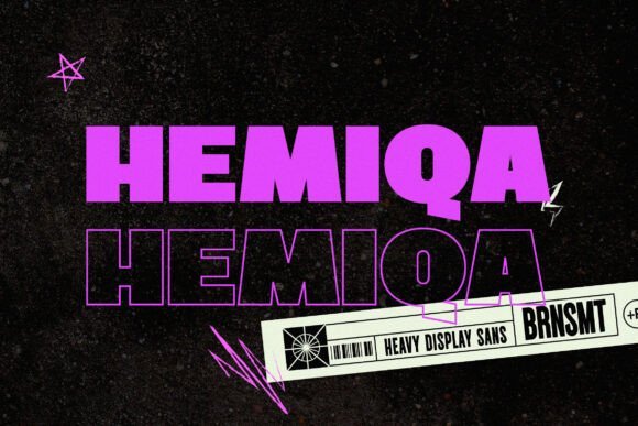 Hemiqa Font - Featured Image