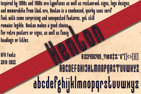 Henton Font - Featured Image