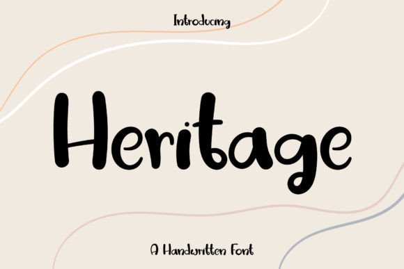 Heritage Font - Featured Image