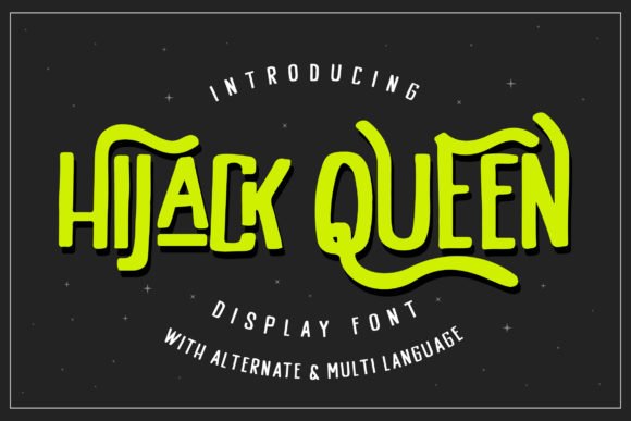 Hijack Queen Font - Featured Image