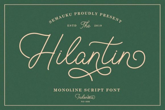 Hilantin Font - Featured Image