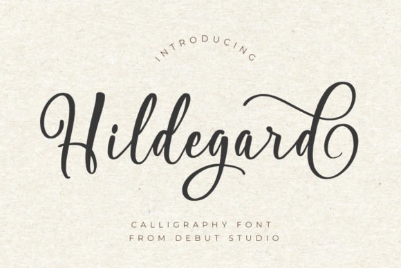 Hildegard Script Font - Featured Image