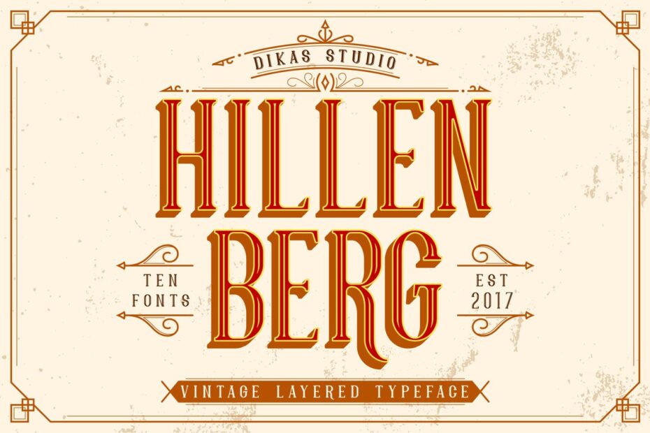 Hillenberg Font - Featured Image