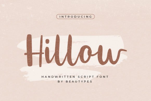 Hillow Script Font - Featured Image
