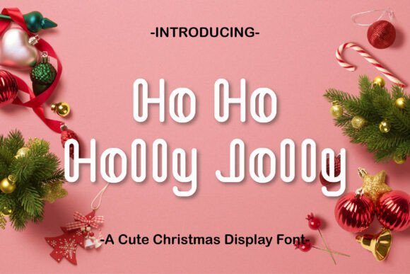 Ho Ho Holly Jolly Font - Featured Image