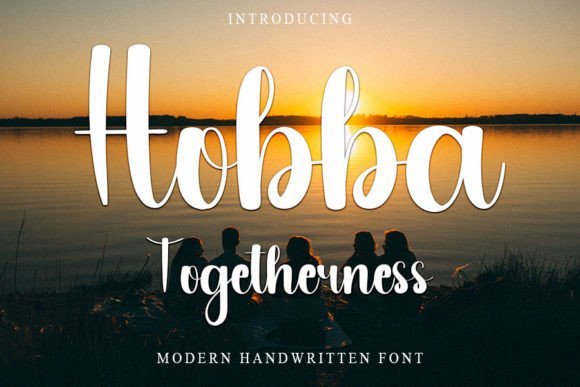 Hobba Togetherness Font - Featured Image