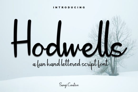 Hodwells Font - Featured Image