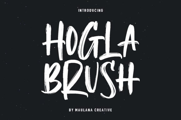 Hogla Brush Font - Featured Image