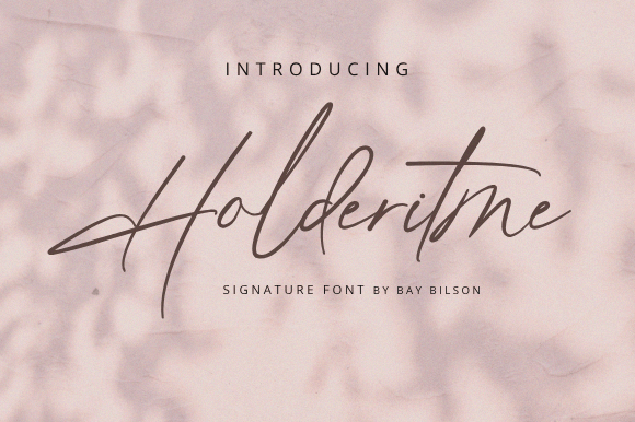 Holderitme Font - Featured Image