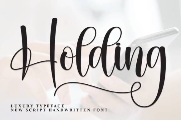 Holding Font - Featured Image