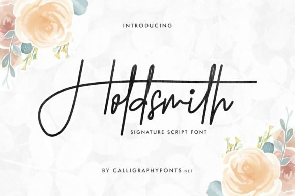 Holdsmith Font - Featured Image