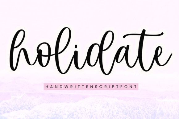 Holidate Font - Featured Image
