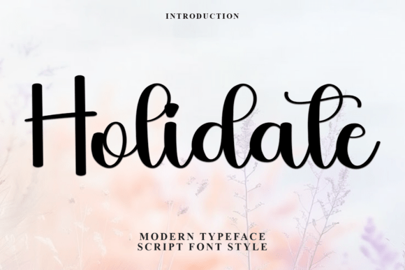 Holidate Font - Featured Image