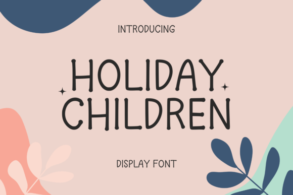 Holiday Children Font - Featured Image