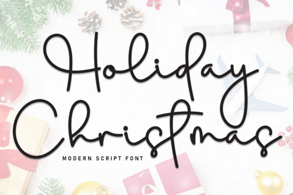 Holiday Christmas Font - Featured Image