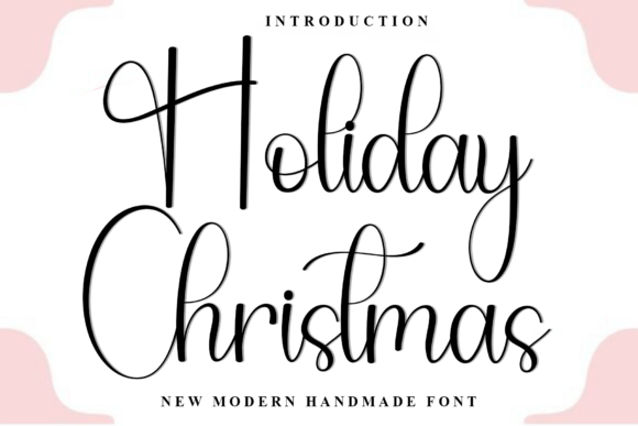 Holiday Christmas Font - Featured Image