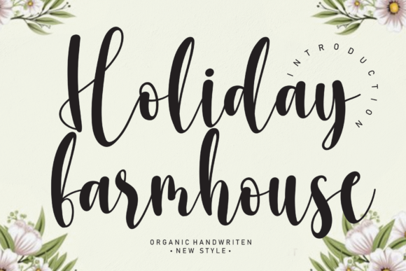 Holiday Farmhouse Font - Featured Image