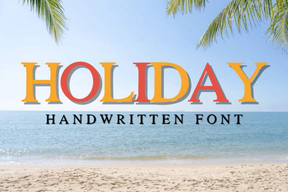 Holiday Font - Featured Image