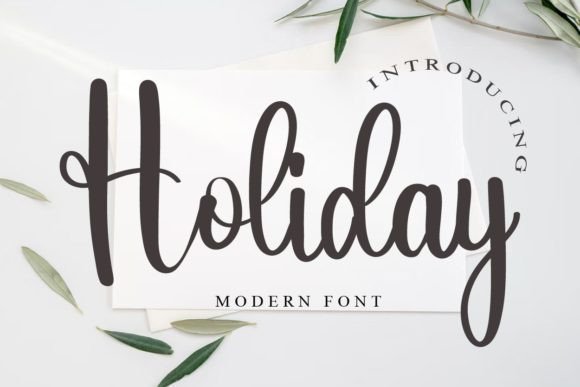 Holiday Font - Featured Image