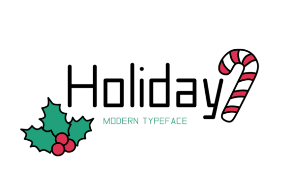 Holiday Font - Featured Image