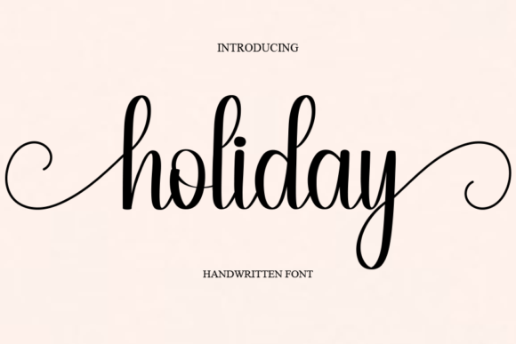 Holiday Font - Featured Image
