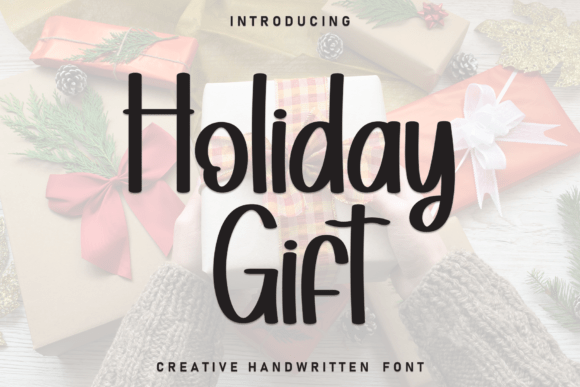 Holiday Gift Font - Featured Image