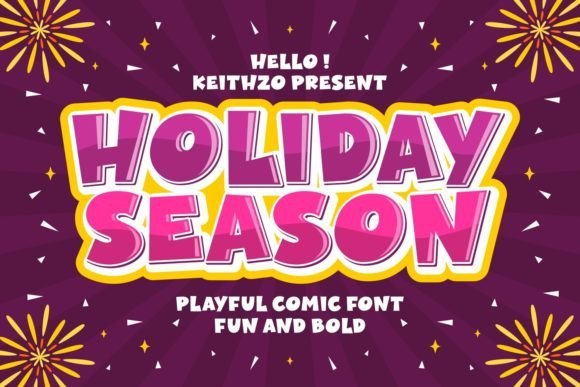 Holiday Season Font - Featured Image