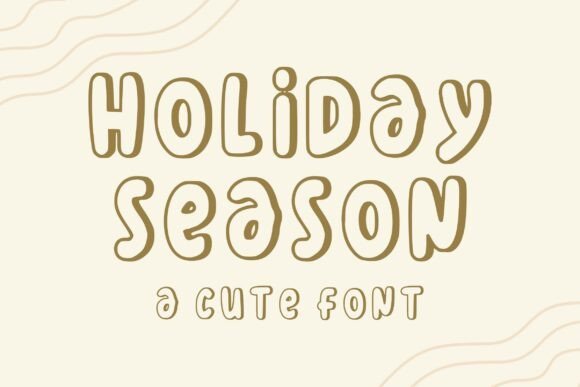 Holiday Season Font - Featured Image