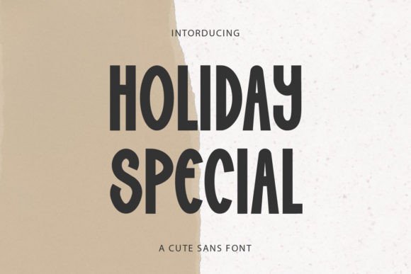 Holiday Special Font - Featured Image