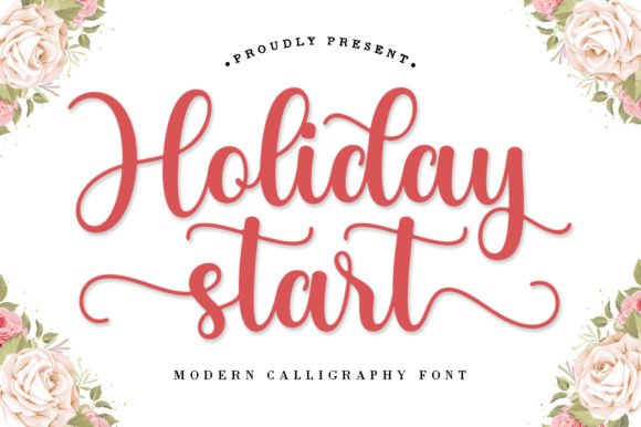 Holiday Start Font - Featured Image
