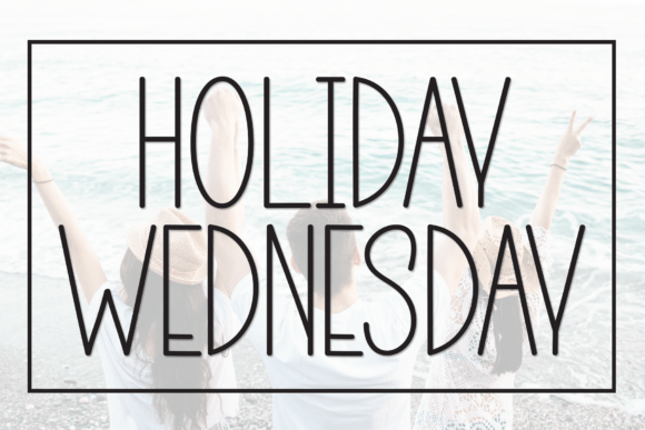 Holiday Wednesday Font - Featured Image
